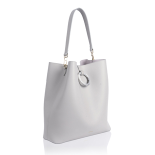 Inyati Sahara Handbag with External Zipper Pocket  - Linen Grey