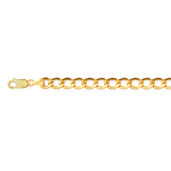 JCK Vegas Collection 9K Yellow Gold Curb Chain (Size 22), Gold wt 17.00 Gms.