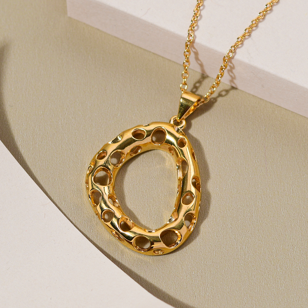 RACHEL GALLEY Versa Collection - 18K Vermeil Yellow Gold Overlay Sterling Silver Pendant with Chain 