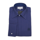 William Hunt - Saville Row Forward Point Collar Dark Blue Shirt (Size 15)
