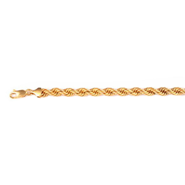 Ottoman Treasure 22K Yellow Gold Rope Chain (Size 20), Gold wt 16.83 Gms.