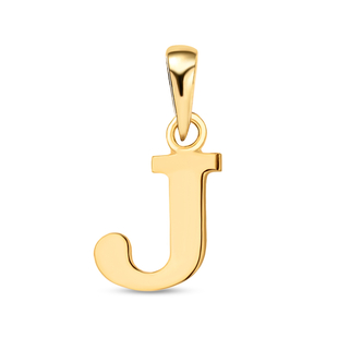 9K Yellow Gold Initial J Pendant