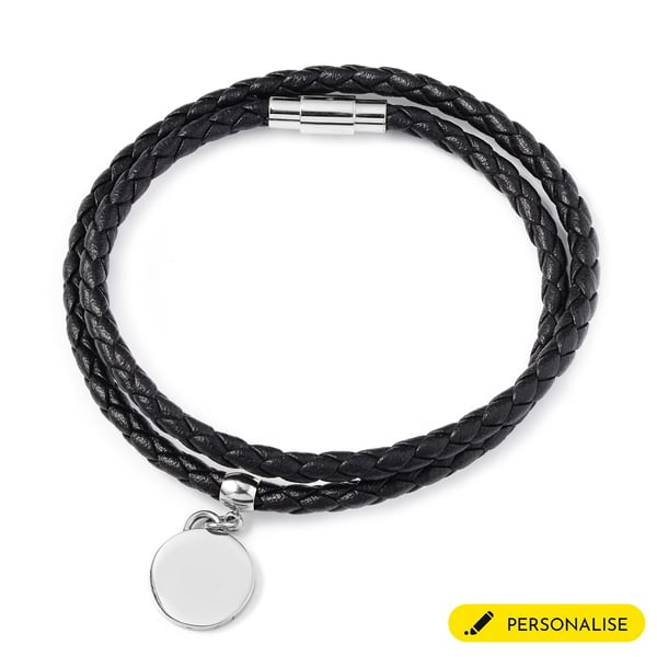 Bracelet (Size - 8) Pure White Stainless Steel