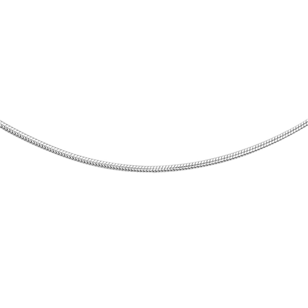 Close Out Deal  18K White Gold Snake Chain (Size 20), Gold wt 3.90 Gms.