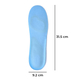 Anti Fatigue Athletic Work Sports Cushioned Shock Absorbing Shoe Gel Insoles (Size:31x9 Cm) - Blue and Yellow