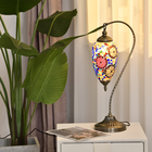 Handmade Turkish Mosaic Table Lamp (Size 55x15Cm) - Multi