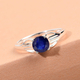 Masoala Sapphire (FF) Solitaire Ring in Sterling Silver 1.33 Ct.