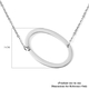 Inital O Necklace (Size - 20) in Stainless Steel
