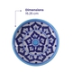 Jaipur Blue - Set of 4 Hand Painted Ceramic Plates (Size 15 Cm) - Blue & White