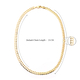 Hatton Garden Close Out Deal - 9K Yellow Gold Curb Necklace (Size - 22) With Lobster Clasp, Gold Wt. 36.00 Gms, 1.16 Troy OZ