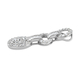 Lustro Stella Platinum Overlay Sterling Silver Pendant Made with Finest CZ 2.65 Ct.