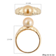 Designer Inspired - 9K Yellow Gold Golden South Sea Pearl Ring