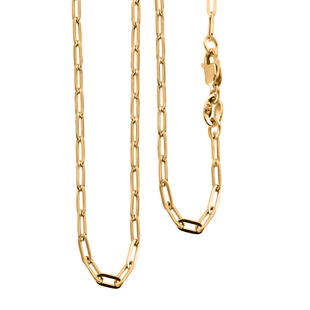 Italian Made- One Time Close Out Deal- 9K Yellow Gold  Necklace (Size - 22) With Lobster Clasp   Gol