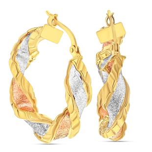 9K Yellow Gold  Earring,  Gold Wt. 2.7 Gms