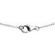 Japanese Akoya Pearl (6mm) Station Necklace (Size - 20) in Rhodium Overlay Sterling Silver