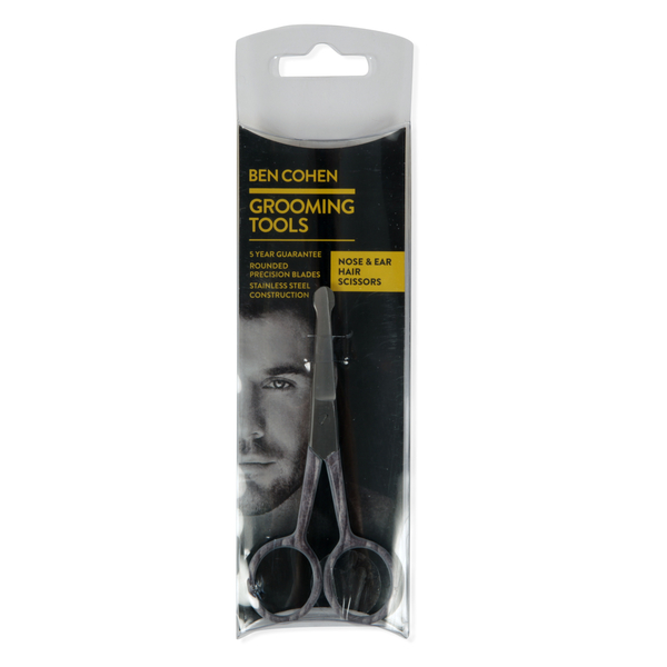 Ben Cohen Male Grooming Kit 1- Hand Nail Clipper, Moustache & Beard Scissors, Nose & Ear Hair Scissors, Moustache & Beard Comb