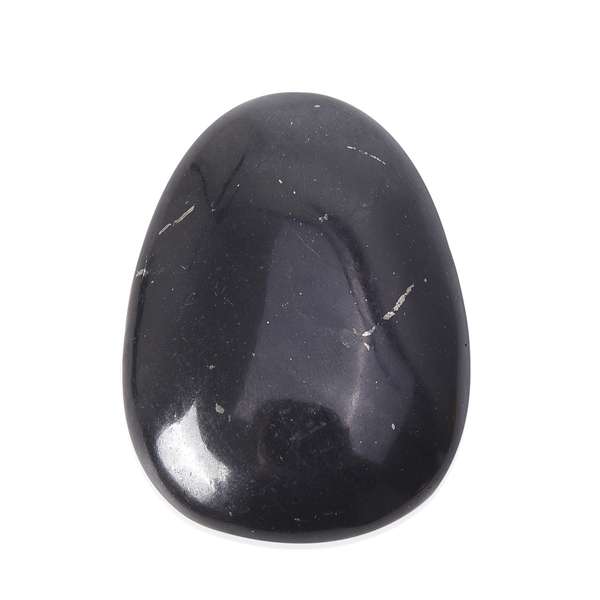 Worry Stone - Shungite(18g) (Size 5x3.5 Cm)