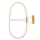 Hatton Garden Close Out Deal - 22K (91.6 % Purity) Yellow Gold Spiga Necklace (Size - 24) with Lobster Clasp, Gold Wt. 10.56 Gms