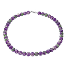 Variscite Beads Necklace (Size - 20) in Sterling Silver 300.00 Ct.