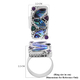 Sajen Silver BALI GODDESS COLLECTION - Abalone Shell, Green Quartz and Amethyst Ring in Sterling Silver 1.86 Ct, Silver wt 15.5 Gms