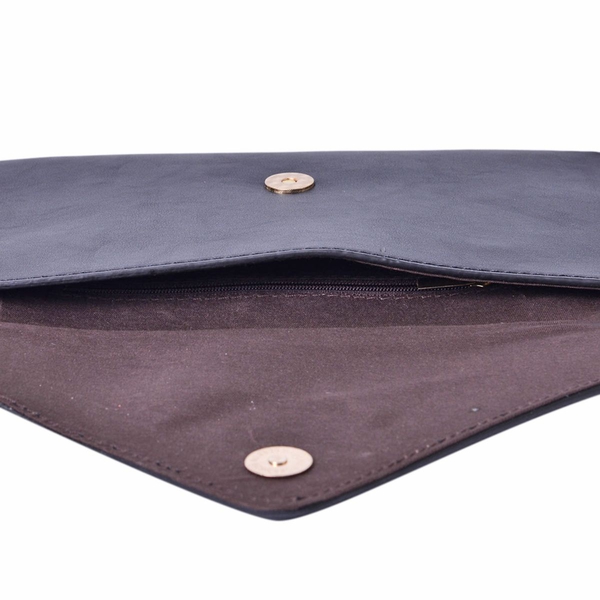 New Season YUAN COLLECTION Classic Black Envelope Clutch - Travel Pouch (Size 25.5x17 Cm)