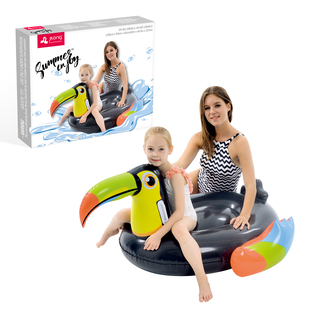 Inflatable Toucan Pool Float- Black