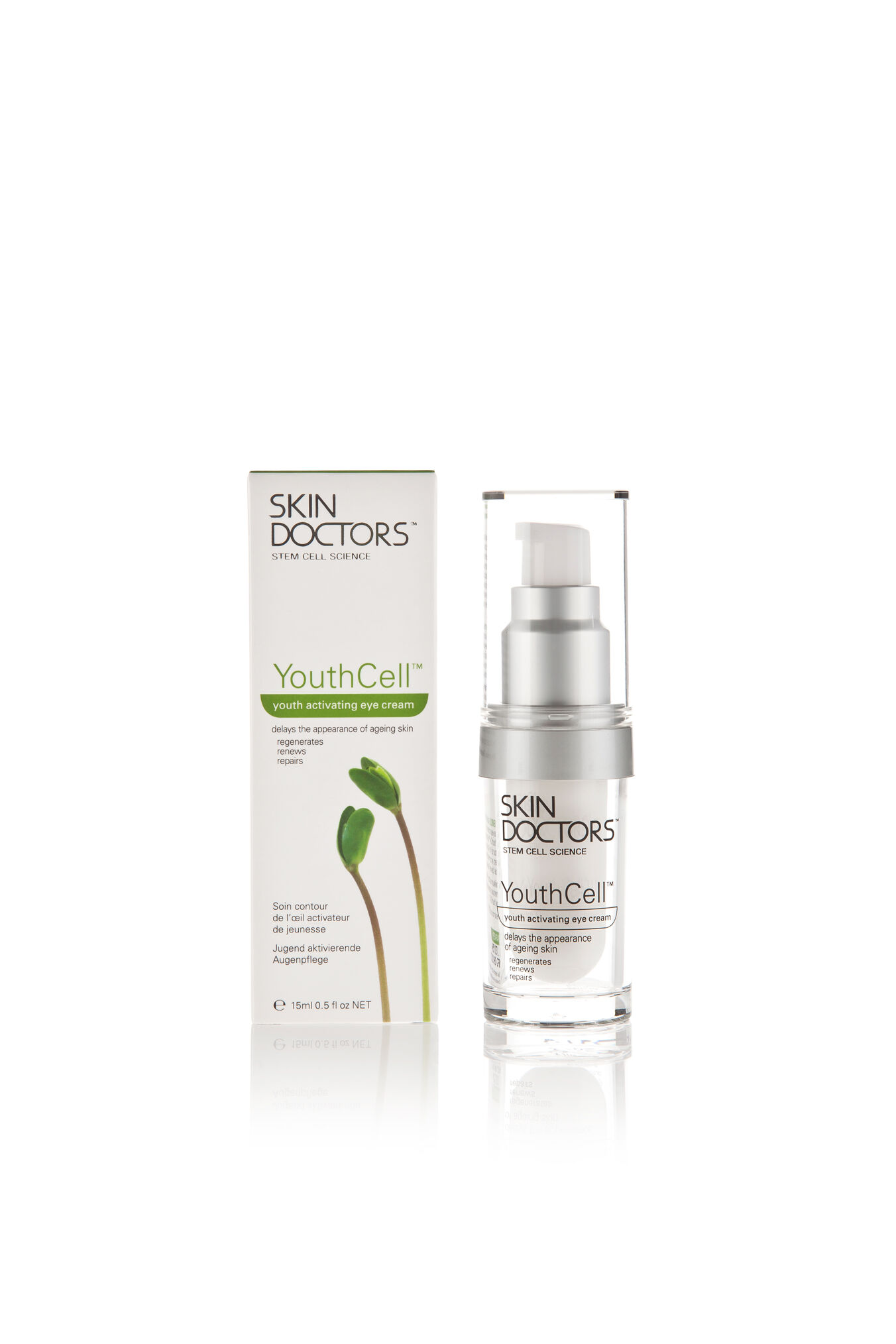 SKIN DOCTORS- Youth Cell Youth Activating Day Cream 50ml, Youth Cell Youth Activating Eye Cream 15ml, Youth Cell Youth Activating Night Concentrate 30ml