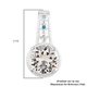 Lustro Stella White and AB Crystal Pendant in Sterling Silver