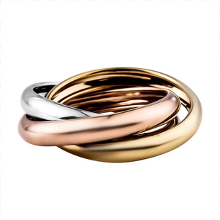 Maestro Collection- 9K Tricolour Gold Ring