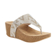 Lotus Gold Patsy Wedge Sandals (Size 6)