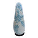 Mosaic Donut Lamp (Size 30x28x7 Cm) - White & Light Blue
