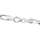 Designer Inspired - Sterling Silver Paper Link Necklace (Size - 20) with Lobster Clasp, Silver Wt. 17.65 Gms