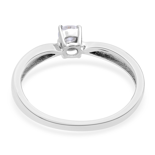 9K White Gold 0.25 Carat SGL Cerfified Diamond I3/G-H Solitaire Ring