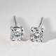 RHAPSODY 950 Platinum IGI Certified Diamond (VS-EF) Stud Earrings 0.25 Ct.