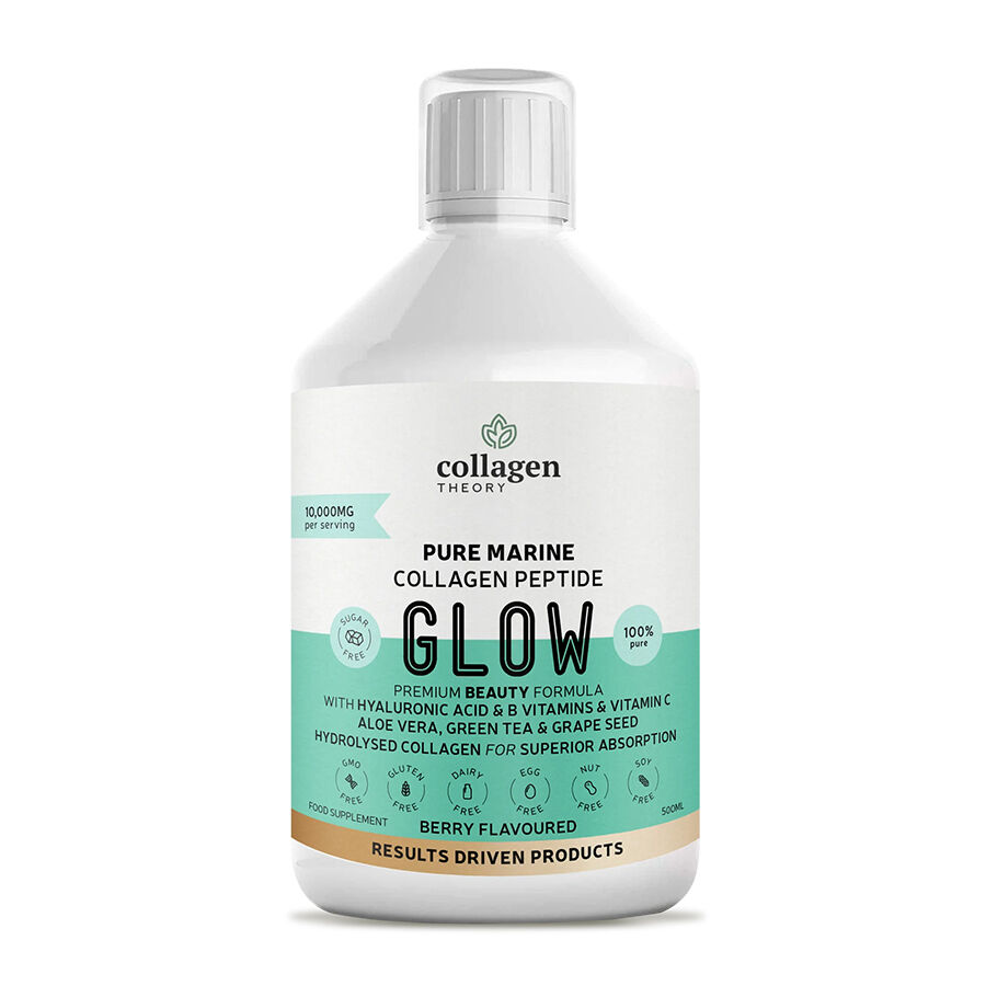 Collagen Theory Glow Liquid Marine Collagen Food Supplement With Added