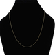 Biggest 2022 Gold Deal- ILIANA 18K Yellow Gold Curb Necklace with Spring Ring Clasp (Size - 20)