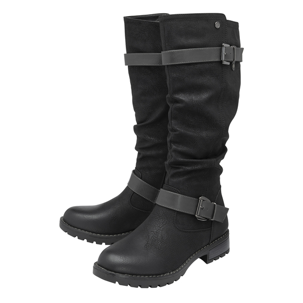 LOTUS Robin Women Boots - Black and Grey