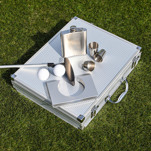 Portable Executive Golf Putting Set in Lockable Briefcase
