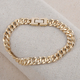 Close Out Deal - 9K Yellow Gold Curb Bracelet (Size - 7.5), Gold Wt. 5.47 Gms