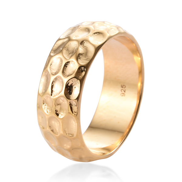 14K Gold Overlay Sterling Silver Ring