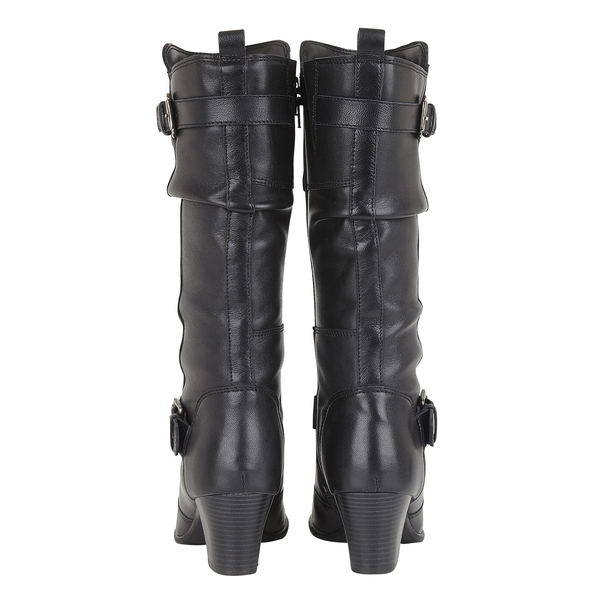 Lotus Miriam Leather Mid Calf Boots (Size 7)