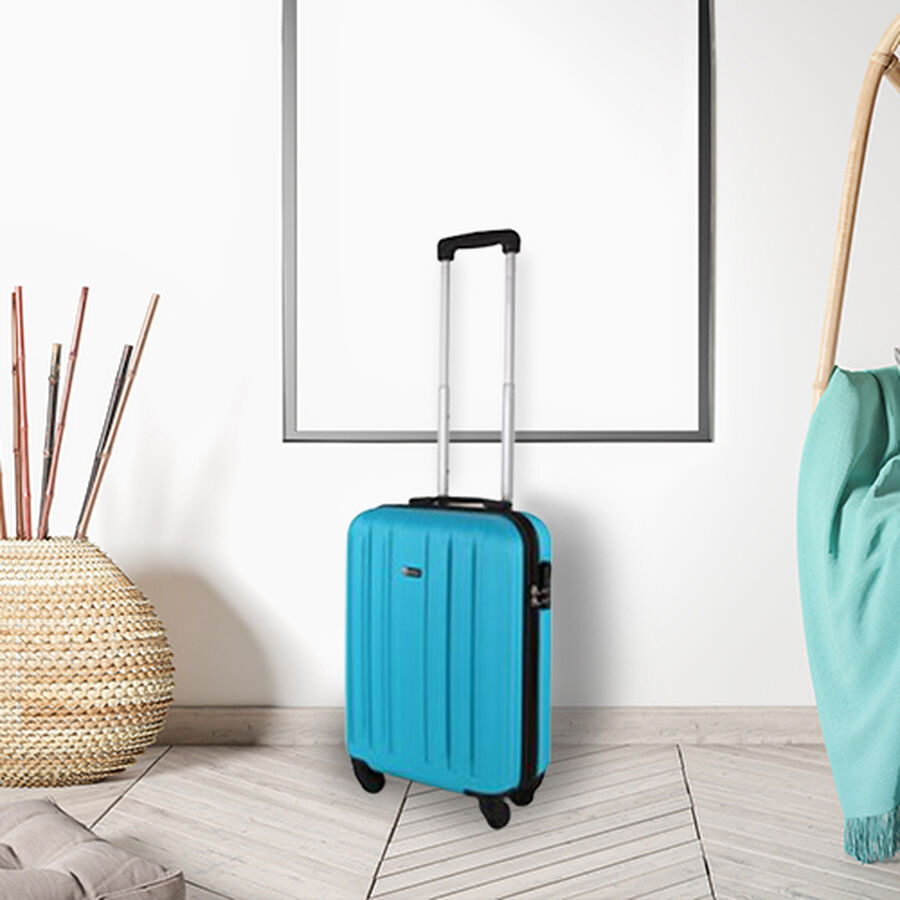 21 Inch Carry on Luggage Bag with Four Spinner Wheels Suitcase Green