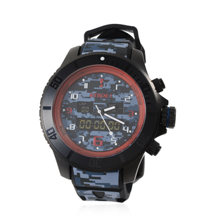 KYBOE Camo Collection- Blueberry Hybrid - 48MM LED Watch - 100M Water Resistant