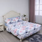 Blue Double Colour Comforter Set includes Comforter, Fitted Sheet, 2 Pillow Case and 2 Envelope Pill