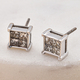14K White Gold Diamond Stud Earrings 1.00 Ct.