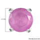Pink Sapphire Stud Earrings (With Push Back) in Sterling Silver 1.48 Ct.