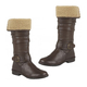 Lotus Brown Leather Dandy Knee High Boots (Size 5)