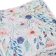 SERENITY NIGHT Floral Pattern Storage Bag with Zipper Closure (Size:33x33x24Cm) - White and Multi