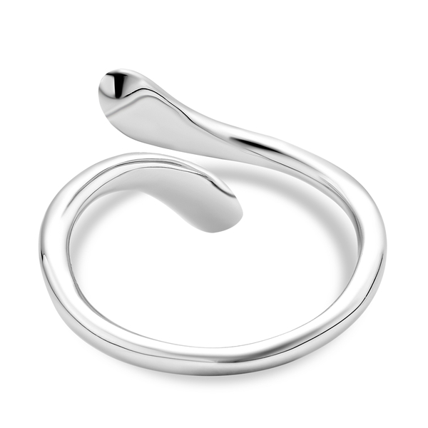 LUCYQ Drip Collection - Rhodium Overlay Sterling Silver Ring