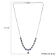 Premium Tanzanite Necklace (Size - 18) in Platinum Overlay Sterling Silver 2.10 Ct, Silver Wt. 8.40 Gms